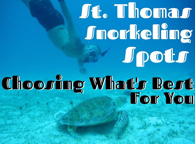 St. Thomas Snorkeling Spots: Choosing What's Best For You