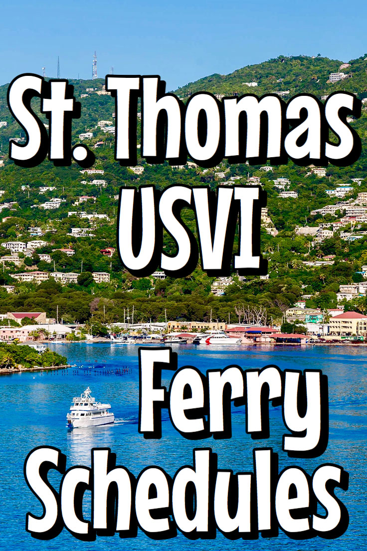 St Thomas Ferry Schedule