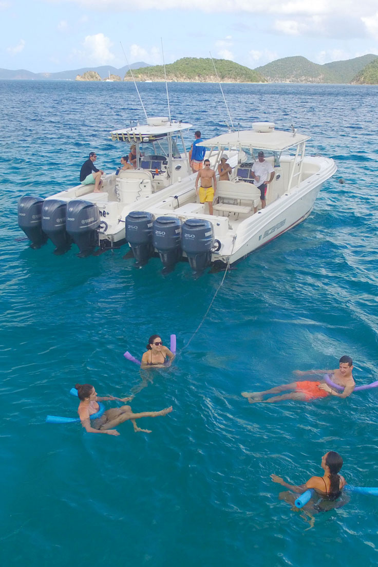 35ft Private Boat Charter In St. Thomas