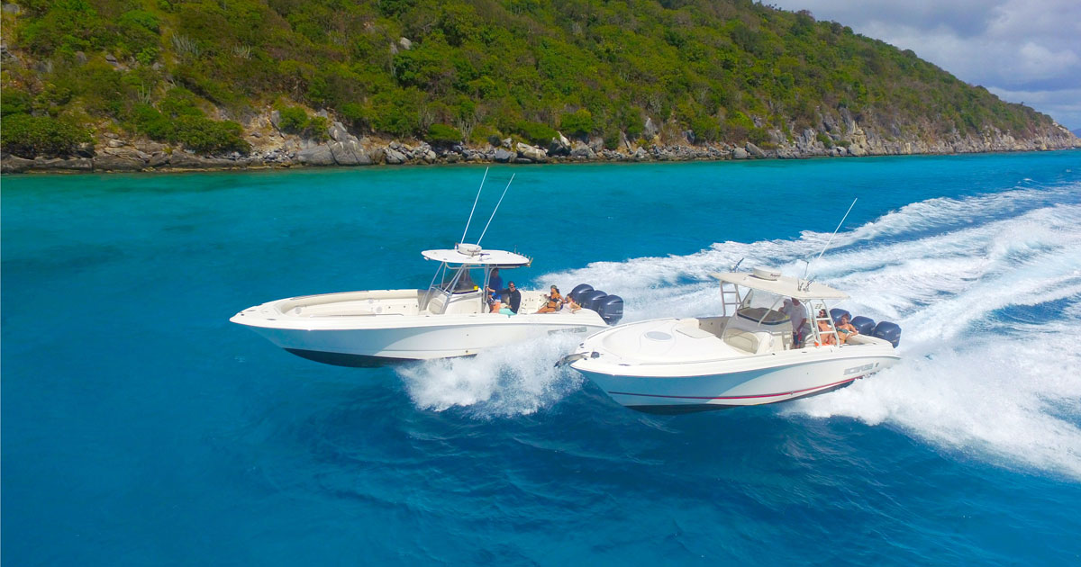 35ft Private Boat Charter In St. Thomas