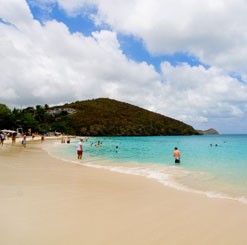 Island Tour with Shopping and Beach Stop in St. Thomas